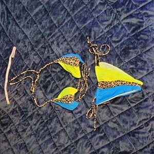 SHEIN, Small, leopard print 2-piece bathing suit